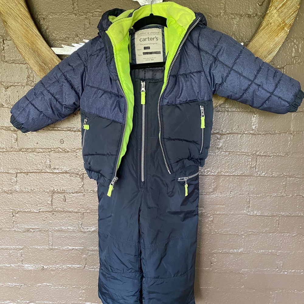 💙 3T Toddler Snow suit 2pc❄️double layer pants! No wear/tear!! Like new!